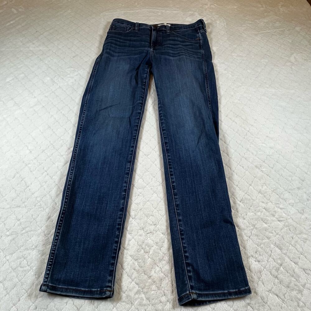 Madewell Women's Straight Leg Jeans - Dark Blue